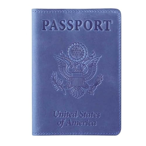 Ciana Passport Holder for Travel – PU Leather Passport Cover and Card Holder for Men & Women – Slim Passport Holder with Card Protector Slot, Travel Must Haves (Purple) - Image 1