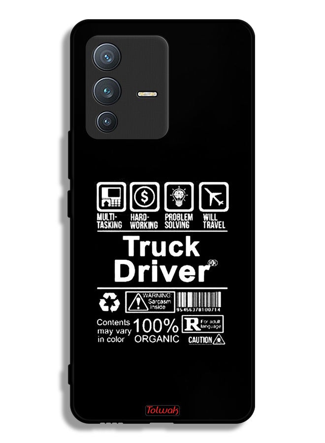 Tolwak Vivo V23 Pro 5G Protective Case Cover Truck Driver Sticker - Image 1