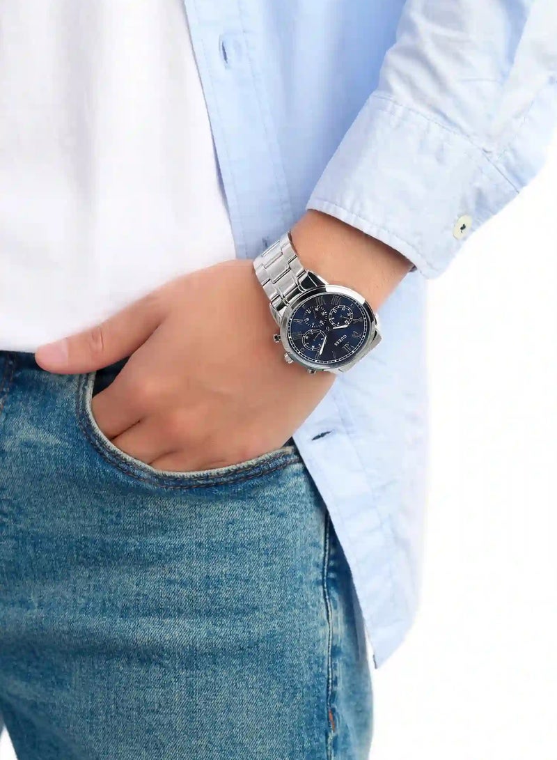 GUESS Analog Blue Dial Men's Watch-W1309G1