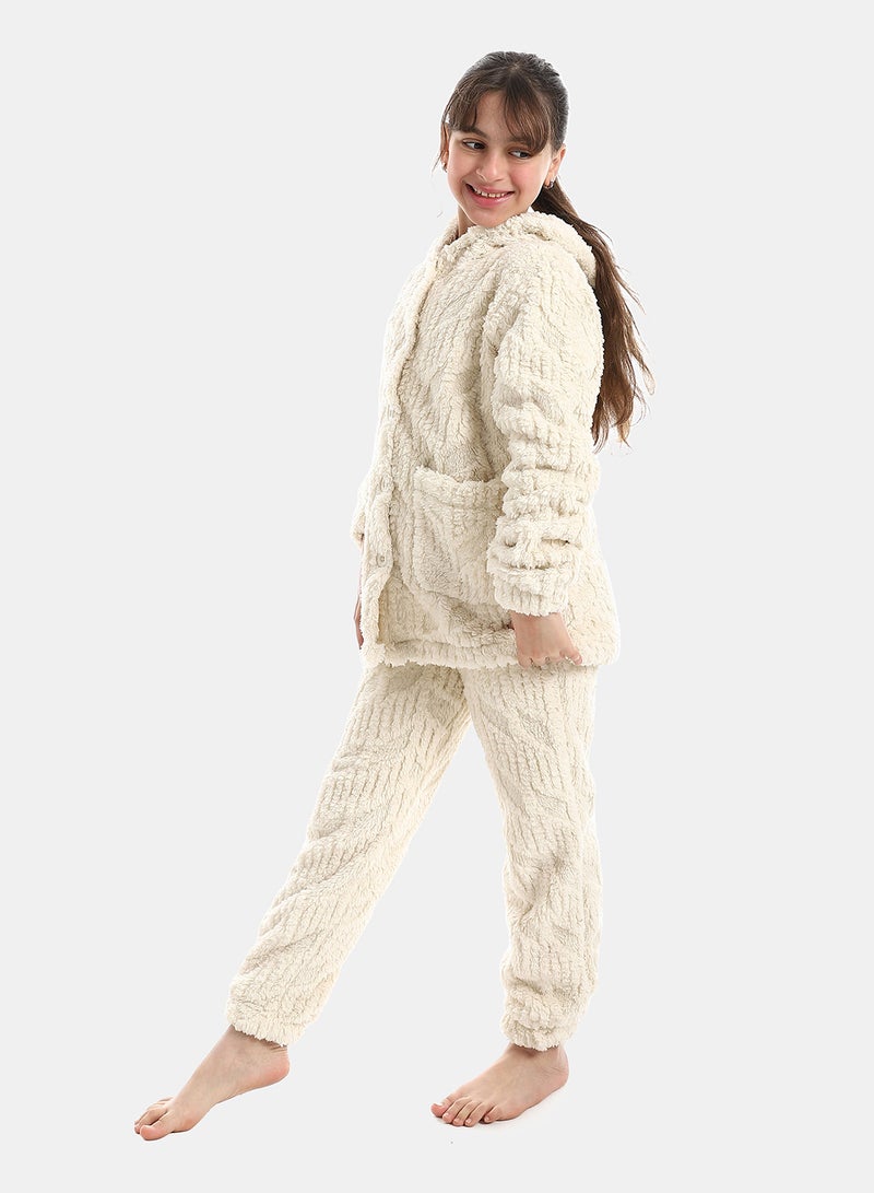 Andora Hooded Neck With Long Sleeve Pajama - Image 5