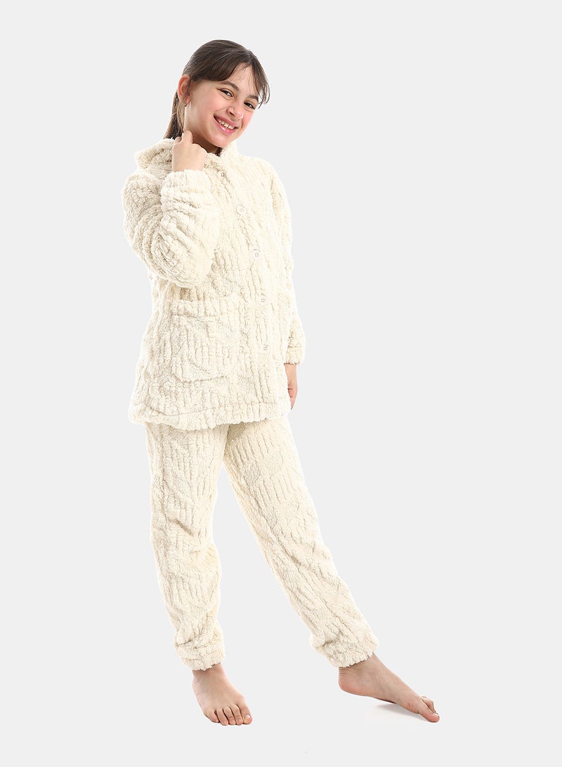 Andora Hooded Neck With Long Sleeve Pajama - Image 3