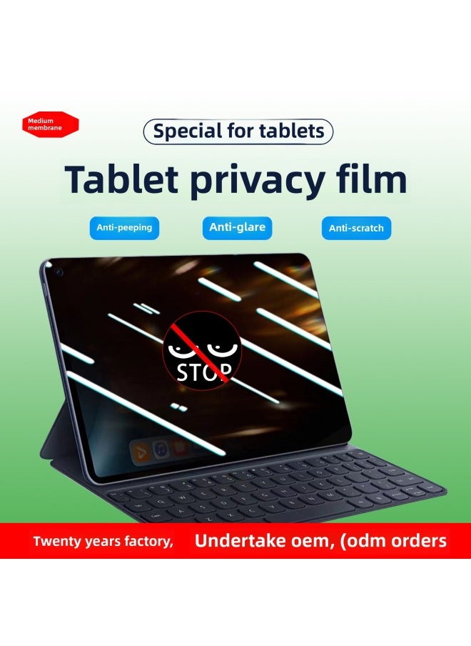 Generic - Ipadpro11 Frosted Anti-peep Film For Huawei Samsung For Apple Tablet PC Screen Anti-peeping Protective Film-Color:Optional Packaging (including Accessories And No Film)-Dimensions:Tab P12 12.7inch 2023 - Image 1