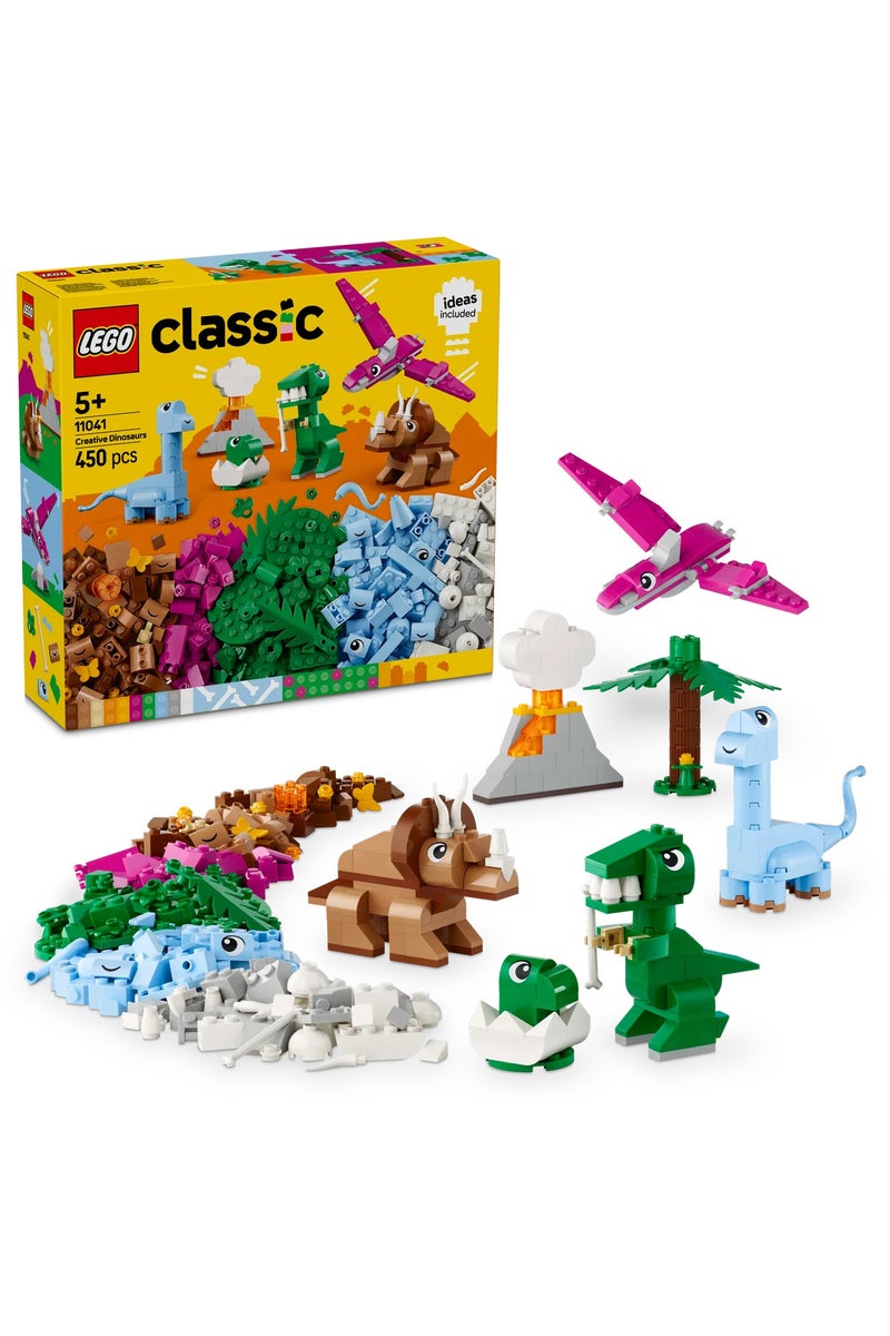 LEGO ® Classic Creative Dinosaurs 11041 Building Set for 5+ Year Old Kids (450 Pieces) - Image 1