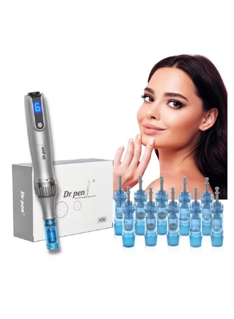 Dr.pen Dr.pen M8S Wireless Microneedle Derma Microneedle Strip (10pcs-12pin ) Professional Skin Care and Beauty Instrument for Effective Skin Rejuvenation  - Image 1