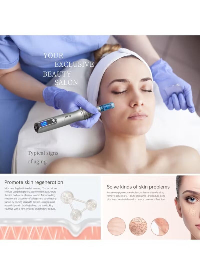 Dr.pen Dr.pen M8S Wireless Microneedle Derma Microneedle Strip (10pcs-12pin ) Professional Skin Care and Beauty Instrument for Effective Skin Rejuvenation  - Image 4