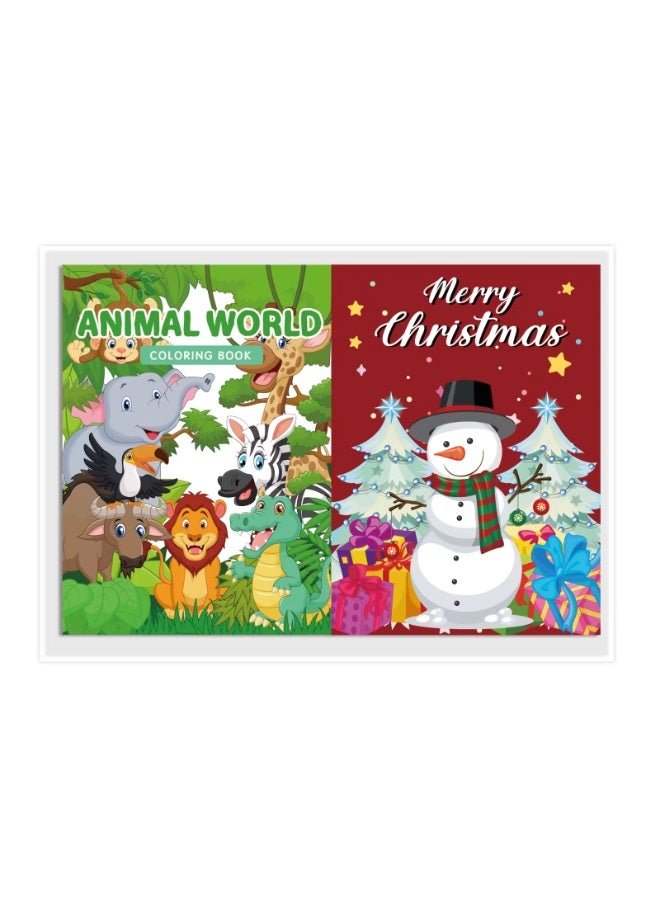 7 Pack Mini Coloring Books for Kids with Stacking Crayons - Bulk Party Favors, Goodie Bag Stuffers for Birthday | Small Travel Activity Books with Refillable Pens (Multicolor) - Image 4