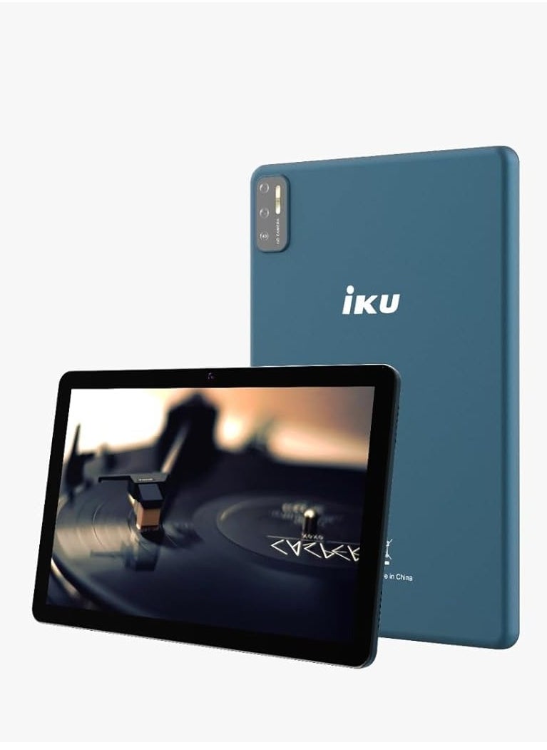 IKU - T10 Pro Tablet Dual SIM, 10.1 Inch, 64GB, 4GB RAM, 4G LTE - Green - Image 1