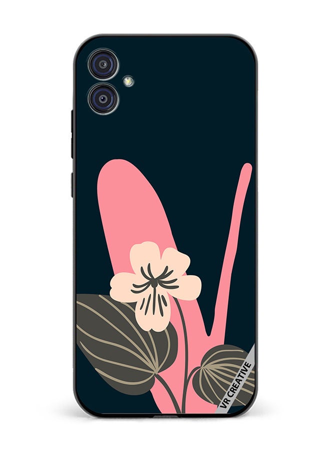 VR CREATIVE Protective Case Cover For Samsung Galaxy M04/F04 Alphabet V Design Multicolour - Image 1