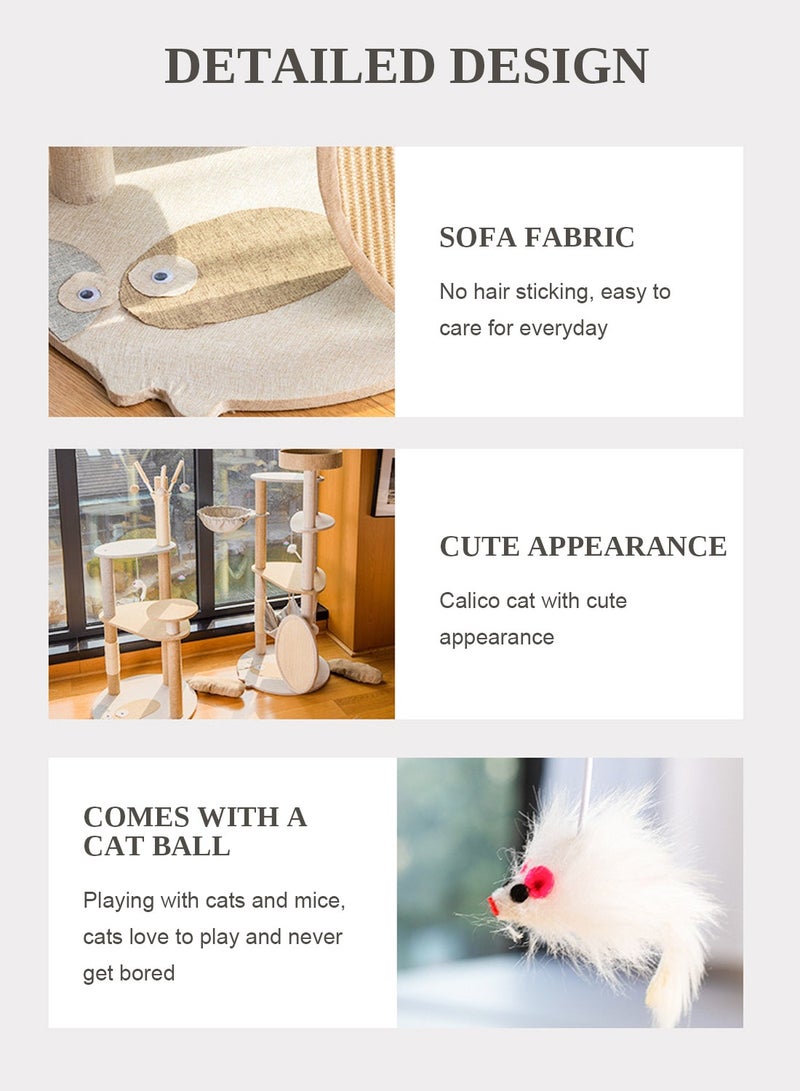 Kidle Cat Tree Cat Climbing Frame Cat Scratching Post Cat Tower Indoor Climbing - Image 2