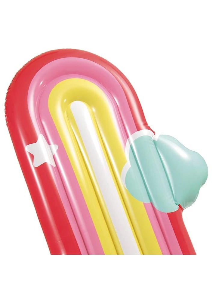 انتكس عوامة قوس قزح كلاود متعددة الألوان PVC للكبار، 175 م × 117 م × 20 سم - Image 4