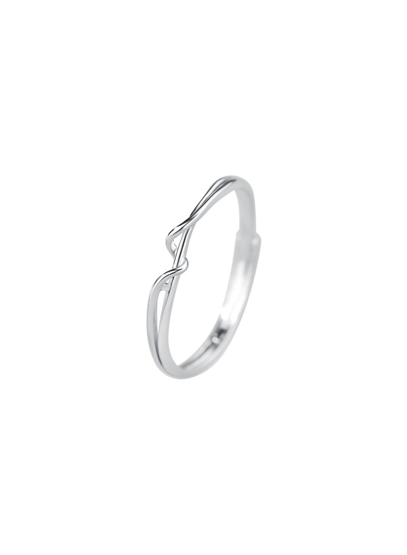 xozgdovg Foot silver ring female male plain ring sterling silver tail ring little finger I  - Image 3