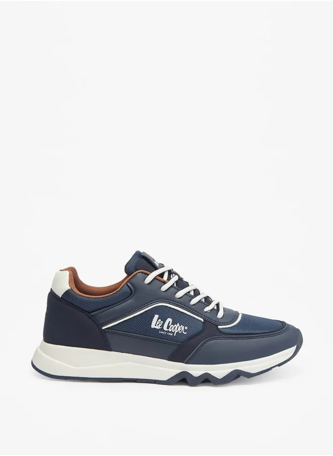 لي كوبر Mens Lace-Up Low Ankle Sneakers