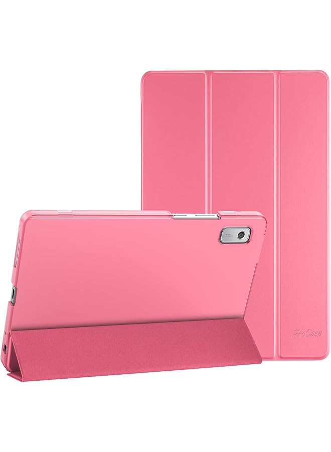 Procases For Lenovo Tab M9 Case 9 Inch 2023 Slim Stand Hard Back Shell Protective Smart Cover Case For Lenovo Tab M9 9 Inch 2023 Release -Melonpink - Image 1