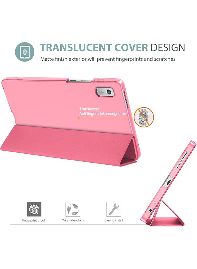 Procases For Lenovo Tab M9 Case 9 Inch 2023 Slim Stand Hard Back Shell Protective Smart Cover Case For Lenovo Tab M9 9 Inch 2023 Release -Melonpink - Image 3