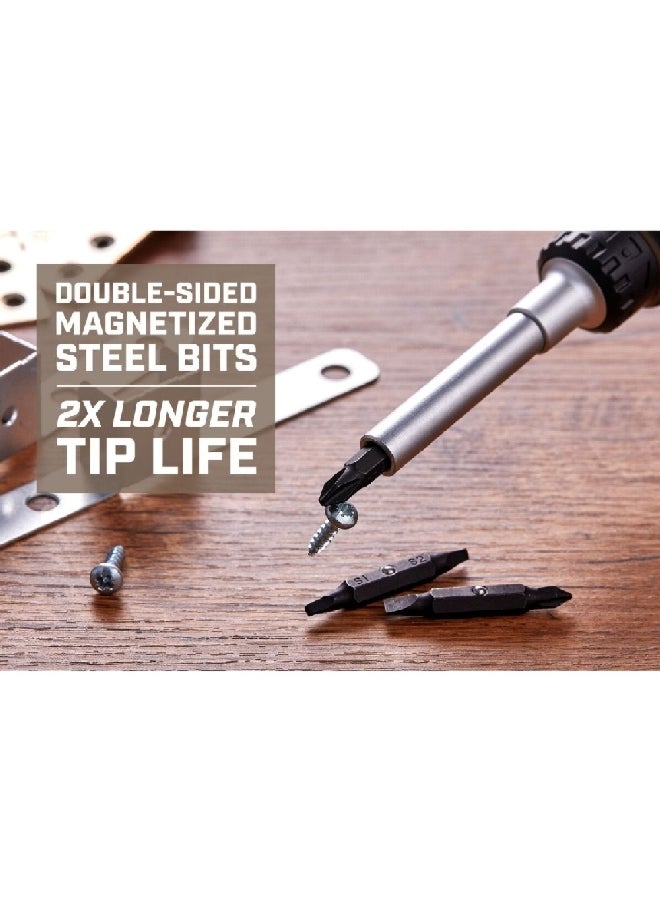 Spec-Ops 12-in-1 Heat-Treated Steel Drop Tested Magnetic Tip Ratcheting Screwdriver Multicolour 3.5 Inch SPEC-SRM-1 - Image 2