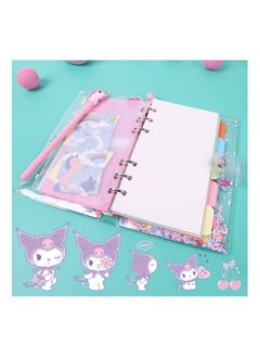 Y&D Unicorn Notebook Set Diary for School Girls Kids Notepads Stationery Notebook Stickers Bookmark Ruler and Pen Birthday Gifts Age 4 5 6 7 8 9 10 11 Years Old  - Image 3