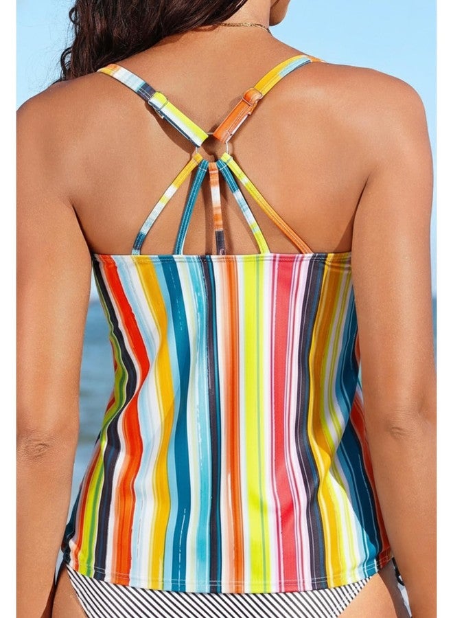 Holipick Womens Tankini Swim Top Only Tankini Bathing Suit Tops No Bottom - Image 2