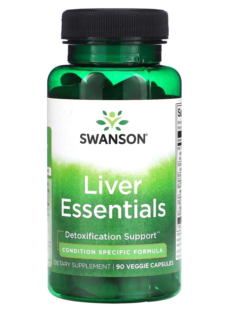 Swanson, Liver Essentials, 90 Veggie Capsules