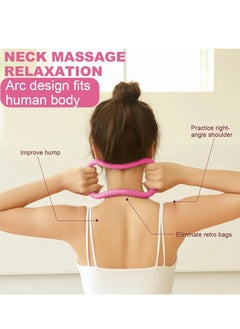 GULFLINK Fitness Stretching Circle Pilates Circle Yoga Stretch Ring Pink  - Image 4