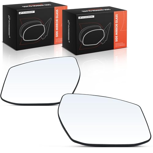 A-Premium زجاج مرآة مدفأ جانبي للسائق والراكب من A-Premium 2-PC مع لوحة دعم متوافق مع نيسان ألتيما 2013-2018، سنترا 2013-2019 - مرآة عرض جانبية خارجية - Image 1