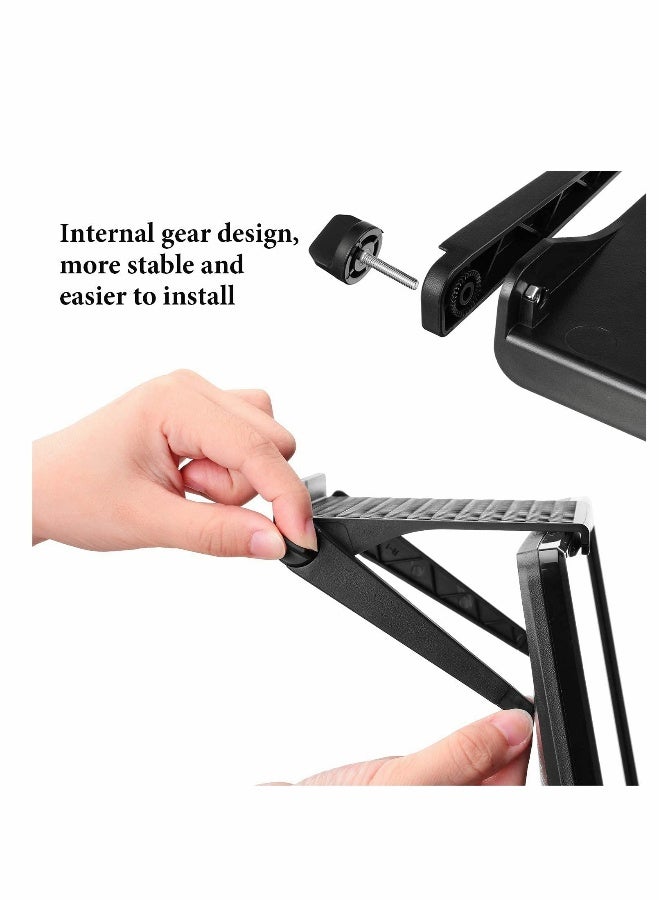 3 Pcs Screen Top Shelf, TV Top Storage Bracket, 2-Leg Adjustable Monitor Top Shelf for Cellphone Stand, Media Boxes, Router, Game Console and Home Decor  - Image 5