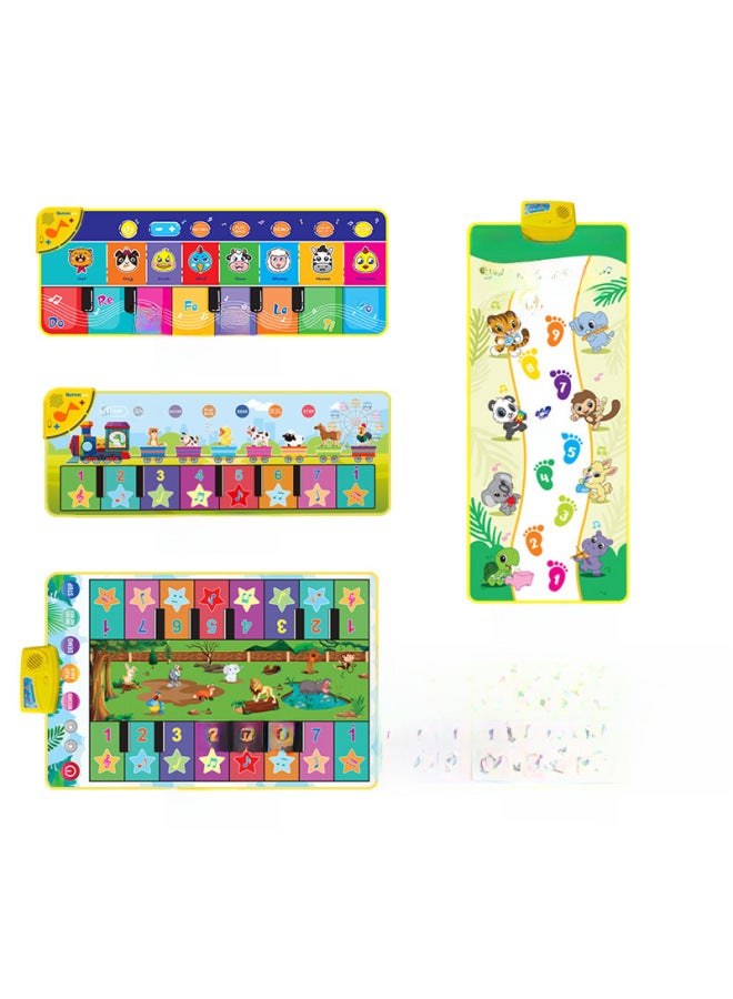 Coolplay New Infant Multifunctional Crawling Mat Piano Blanket Music Blanket Toy Children's Educational Early Education Animal Pad - Image 3