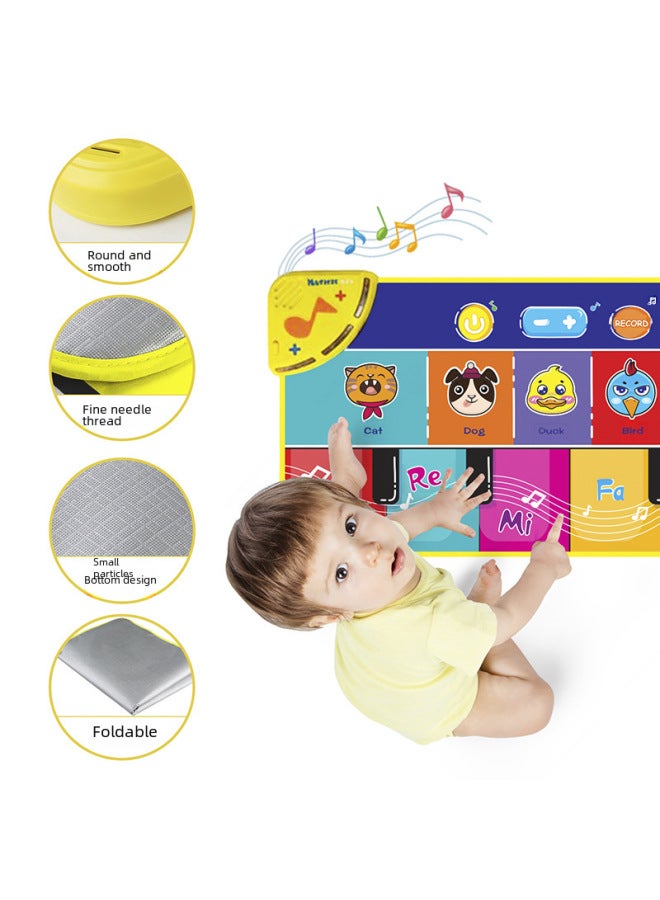 Coolplay New Infant Multifunctional Crawling Mat Piano Blanket Music Blanket Toy Children's Educational Early Education Animal Pad - Image 5