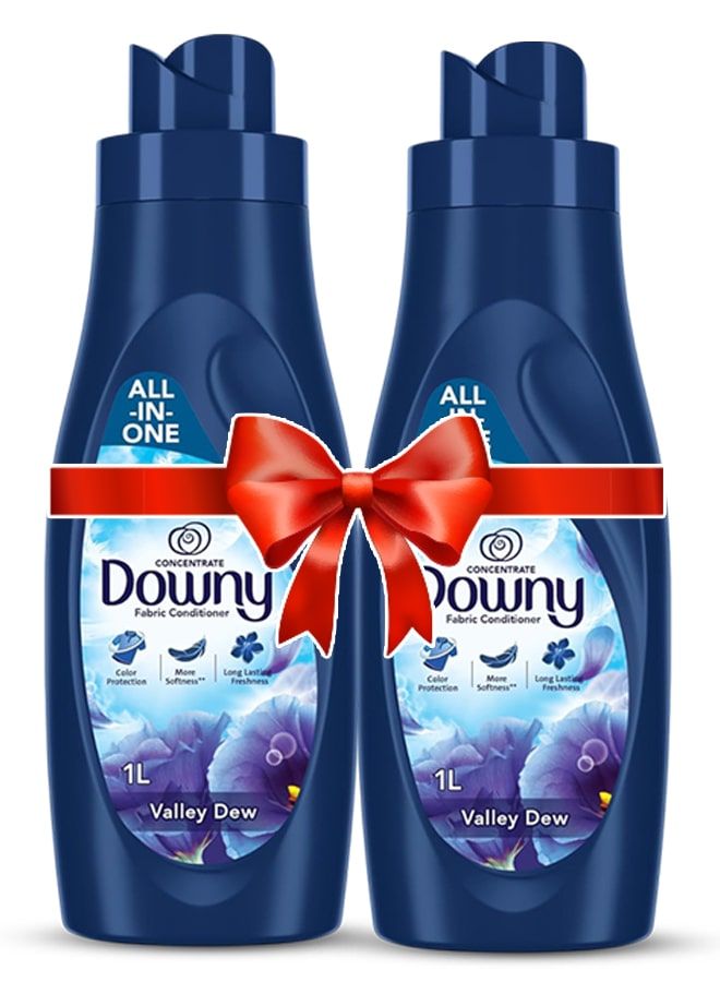 Downy Fabric Conditioner Concentrate Valley Dew 2x1L - Image 1