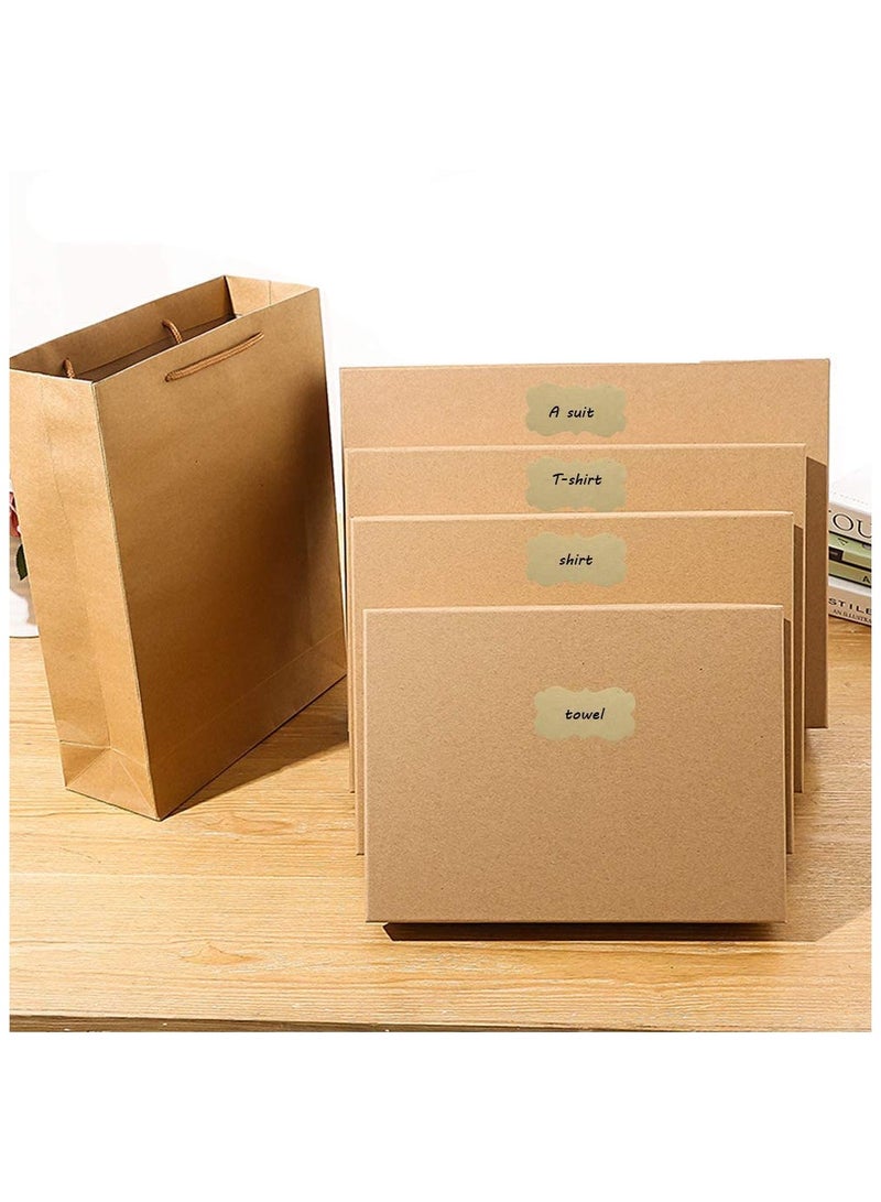 Wownect (Pack of 2) Chalkboard & Kraft Writable Labels for Jars Pantry Storage Stickers for Mason Jars, Kitchen, Bathroom, Laundry Room & Office Organization - Image 4