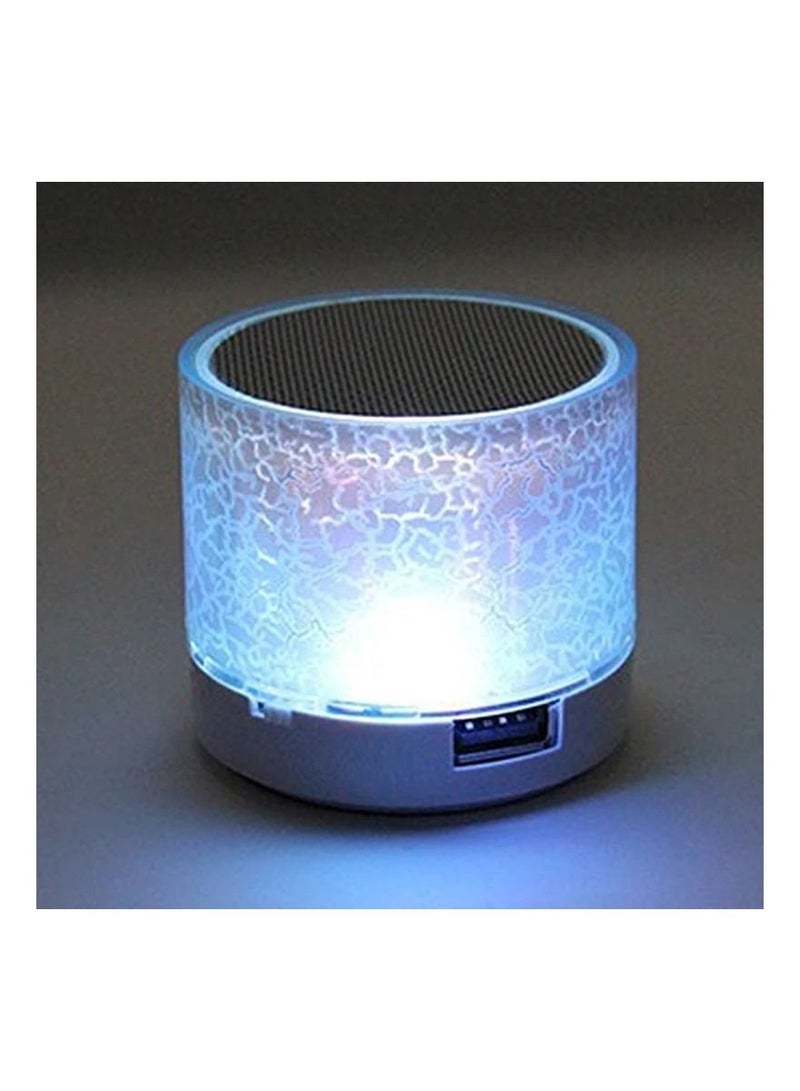 AROAQ Wireless Bluetooth SpeakerA9 Dazzling Crack LED Wireless Bluetooth Waterproof U-Disk TF Card - Image 4