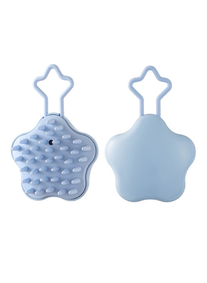 Star Co Teeth Wet And Dry Dual-use Massage Shampoo Brush Men's And Women's Cleaning Scalp Shampoo Brush Professional Shampoo Massage Brush