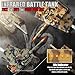 Supdex 124 RC Tank Remote Control US M1A2 Abrams Army Model Tank with Sound Effects Lights and Smoke 24G Military Model Toy for Kids Perfect Birthday for Boys 6 Years Old - Image 4