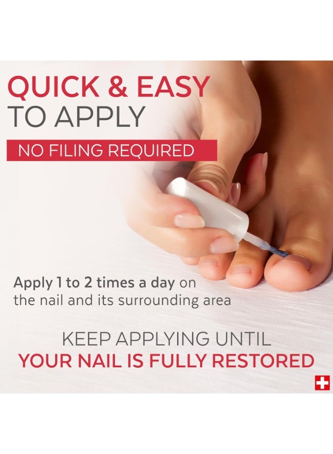 PODERM â€“ 2 in 1 TOENAIL INTEGRAL RENEWAL â€“ Restores Appearance of Discolored/Damaged Nails â€“ Toe and Fingernail Repair â€“ 100% Natural Ingredients and Vegan â€“ Quick & Easy â€“ Swiss Made - Image 3