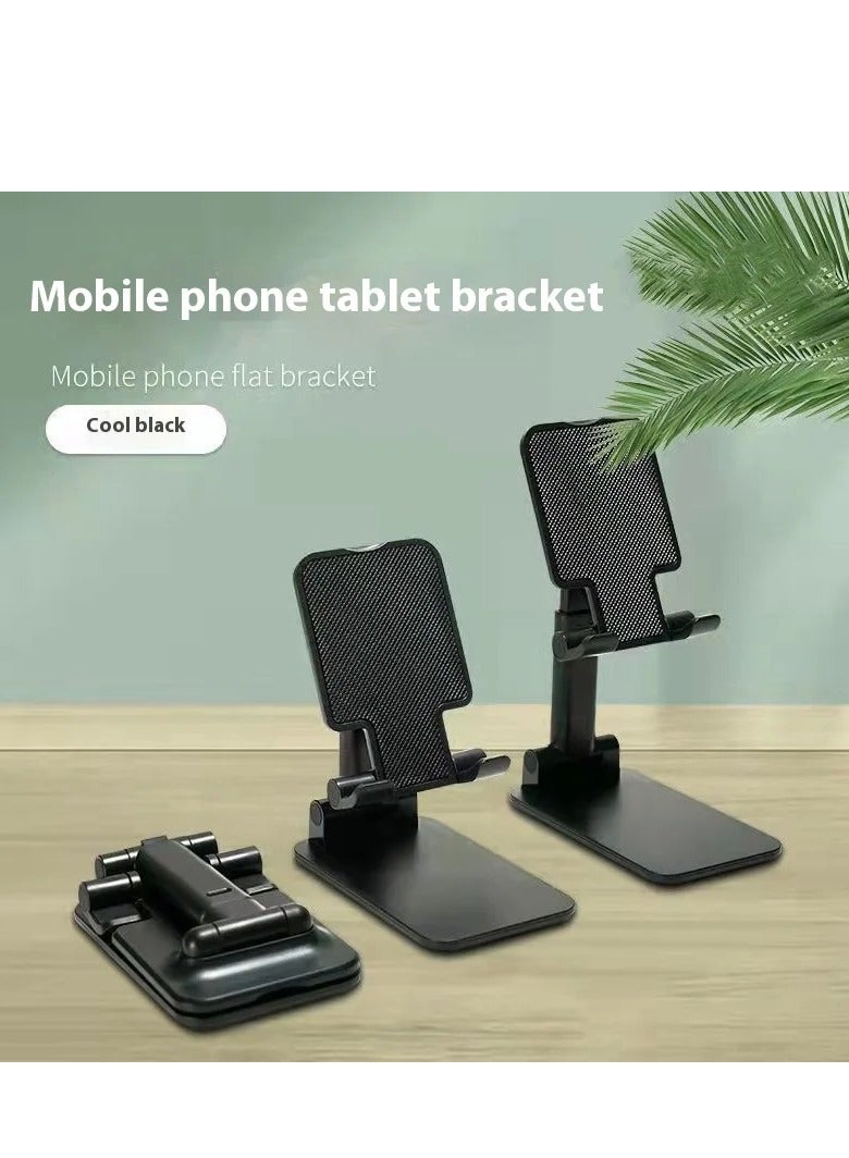 ستاند هاتف محمول، جهاز لوحي للبث المباشر على سطح المكتب، حامل بجانب السرير، إطار دعم عالمي متعدد الوظائف قابل للرفع والطي - Image 4