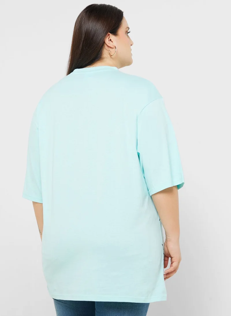 Disney Princess Plus Size Oversize Graphic T-Shirt