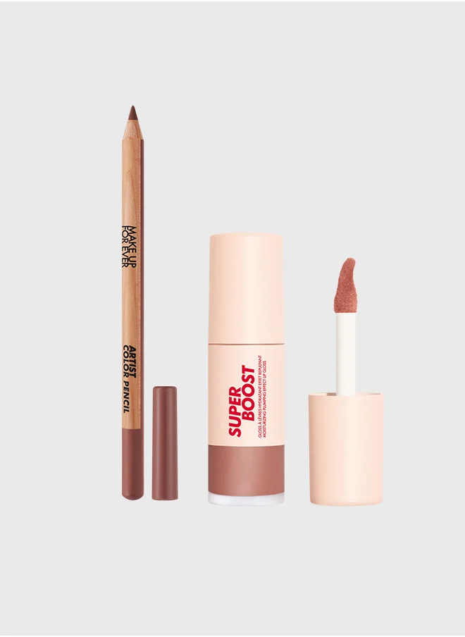 ميك اب فور ايفر Line & Gloss Duo