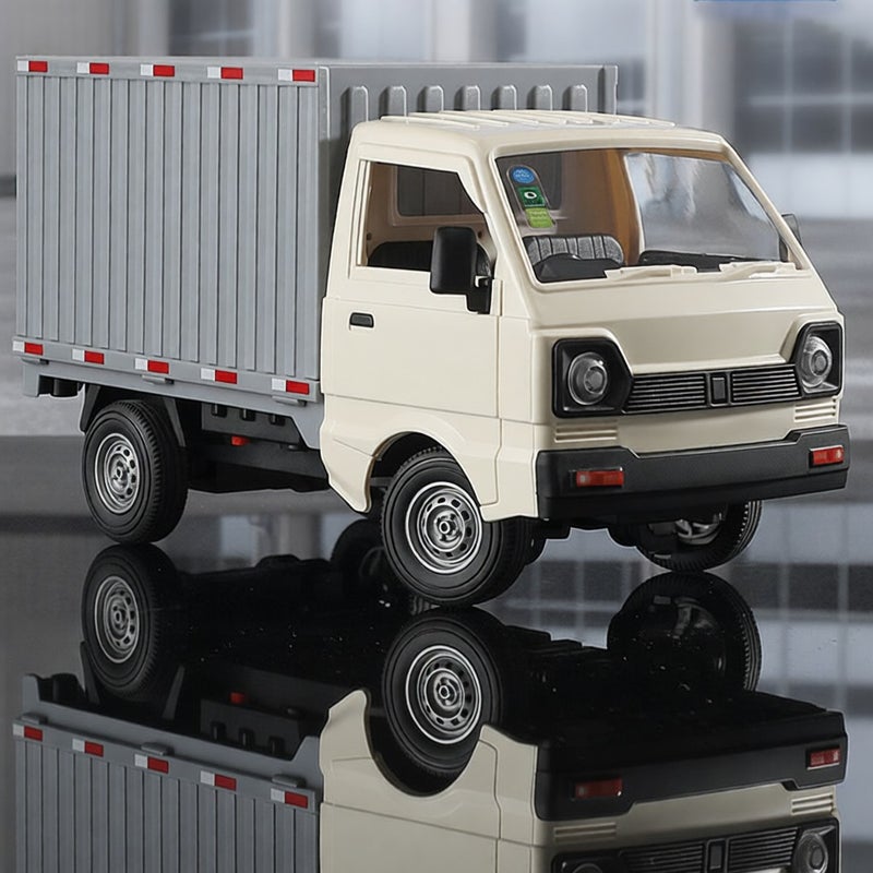 Remote Control Truck 2.4GHz 1/16 Remote Controlled Transport Car Sprayer Vehicle Multi direction Driving Remote Control Car, Brilliant Light, Spray Function Rear Compartment Transport Goods 3 Battery - Image 5