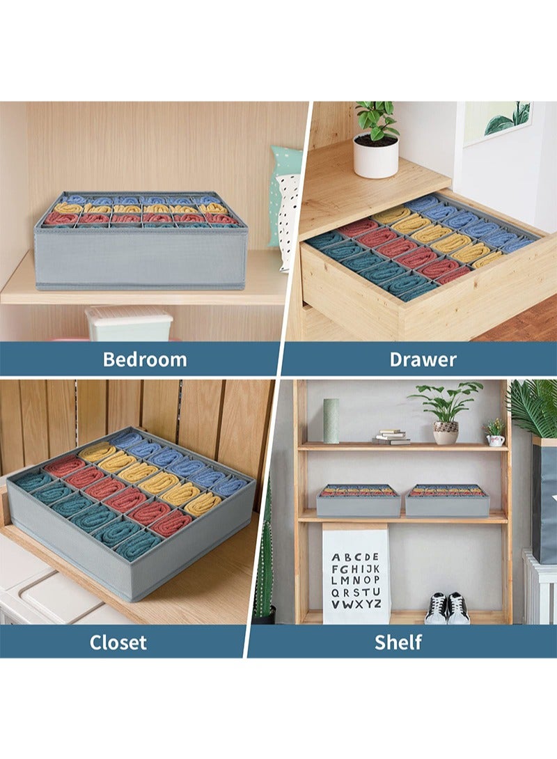 شاربدو صندوق تخزين الملابس الداخلية والجوارب منفصل بحرية - Image 3