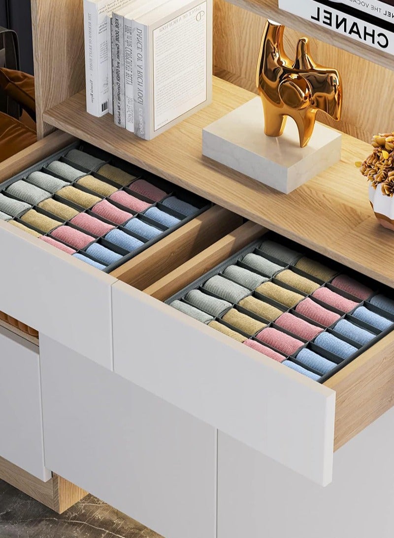 شاربدو صندوق تخزين الملابس الداخلية والجوارب منفصل بحرية - Image 5