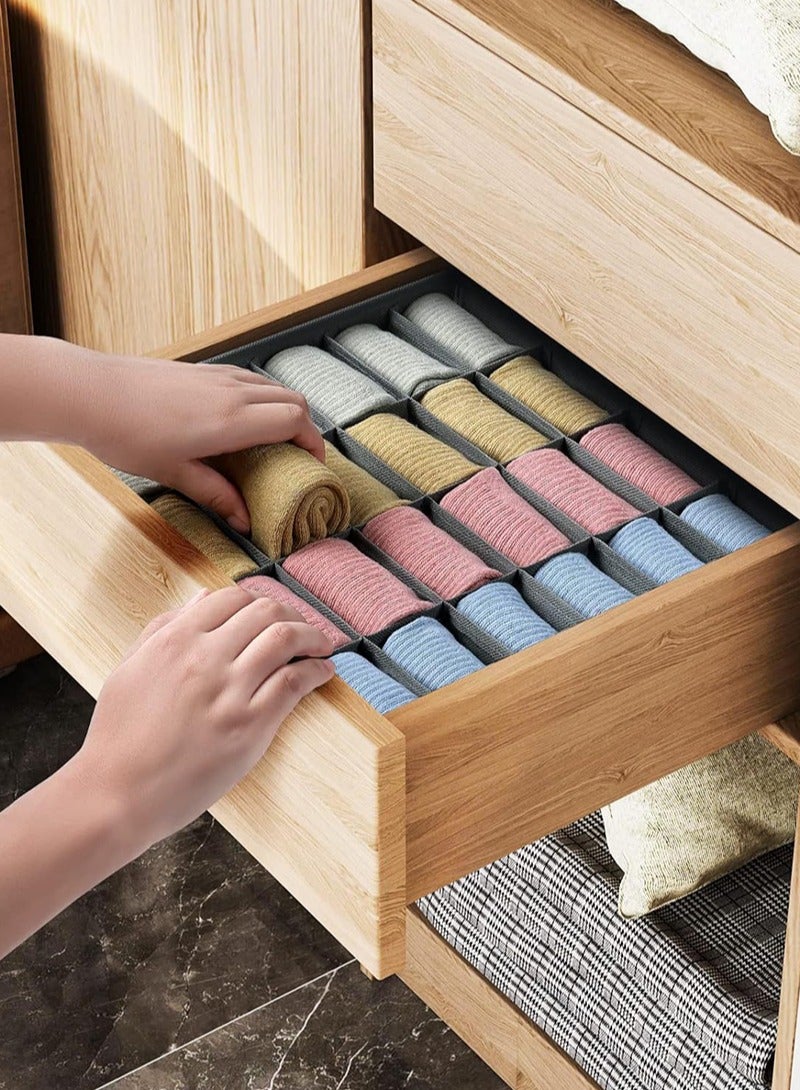 شاربدو صندوق تخزين الملابس الداخلية والجوارب منفصل بحرية - Image 4