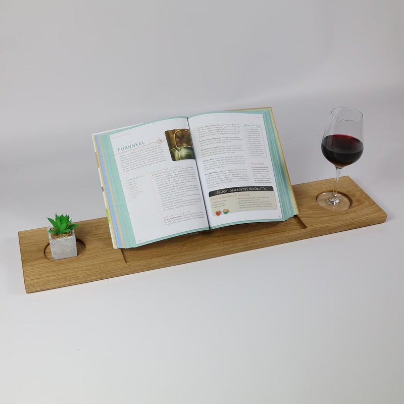 RuPS Premium Handmade Solid Wood Bathtub Tray/Bath Caddy for Bathroom, Bath Shelf/Table for Pool, Spa House, Tray with Mobile, Glass and Candle Holder. - Image 5