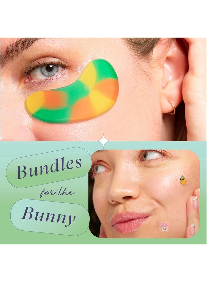 SpaLife Hoppy Easter & Groovy Chick Undereye Mask & Pimple Patch Duos - Hydrogel Hydrocolloid Patches for Dark Circles, Puffy Eyes & Wrinkles - Cute Easter Skincare Gifts - Bundle of 96 Total Patches - Image 3