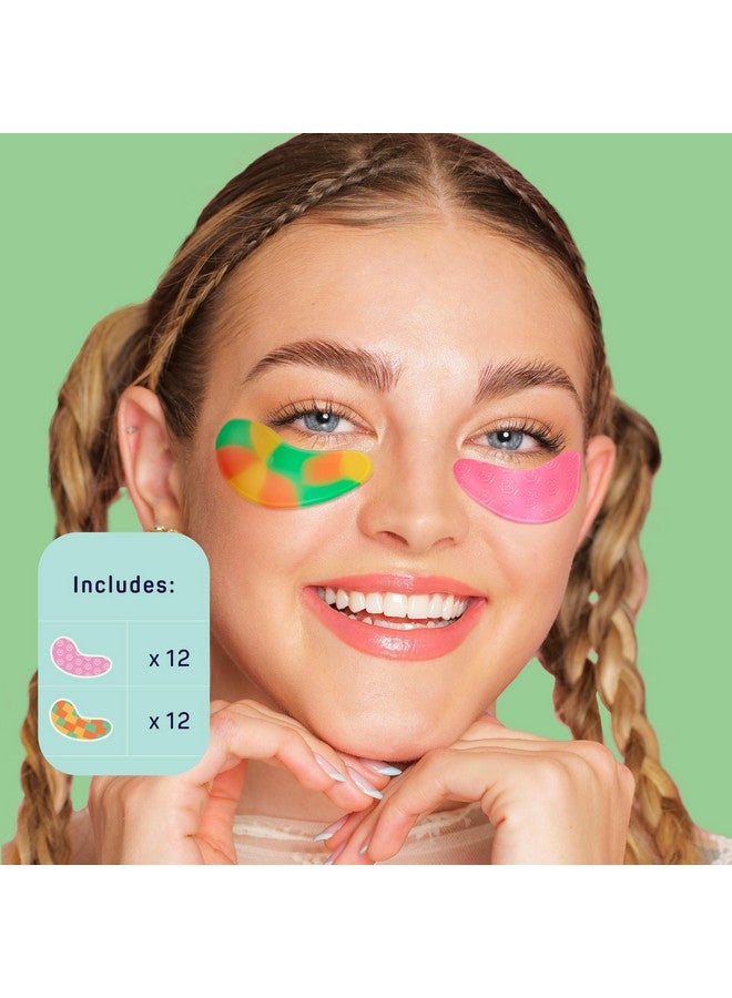 SpaLife Hoppy Easter & Groovy Chick Undereye Mask & Pimple Patch Duos - Hydrogel Hydrocolloid Patches for Dark Circles, Puffy Eyes & Wrinkles - Cute Easter Skincare Gifts - Bundle of 96 Total Patches - Image 5