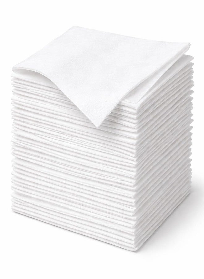 1Above 100 Pack White Paper Napkins, 30x30cm, 1-Ply Soft and Strong Paper Serviettes for Every Occasions, Everyday Tissues, Ideal for Parties, Wedding & General Catering use - Image 1