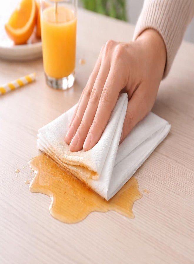 1Above 100 Pack White Paper Napkins, 30x30cm, 1-Ply Soft and Strong Paper Serviettes for Every Occasions, Everyday Tissues, Ideal for Parties, Wedding & General Catering use - Image 3