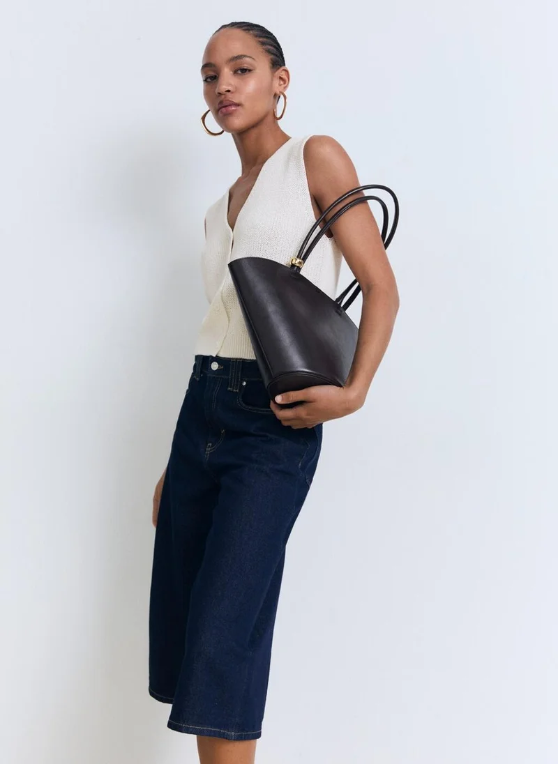 مانجو سترة محبوكة مفتوحة