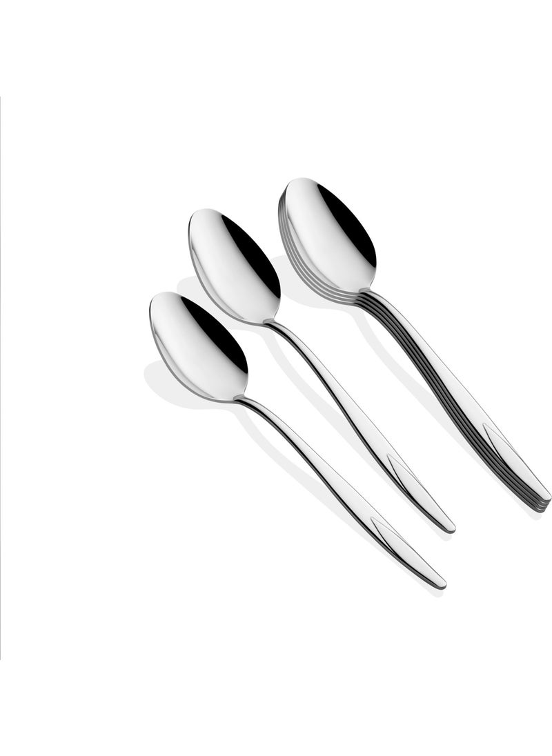 Onon Vienna Dessert Spoon 6 Pieces 18/10  - Image 1