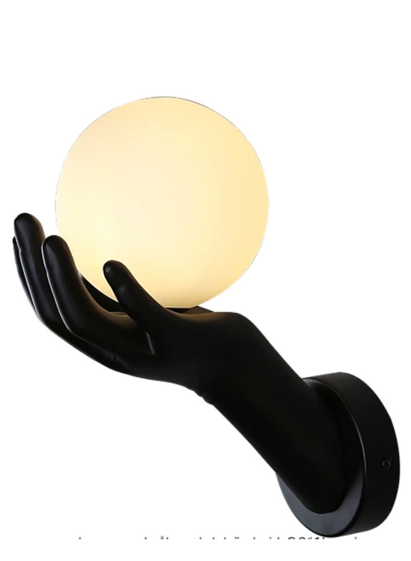 إضاءة ابليك حائط مودرن اسود G9*1L مفرد  - Image 4