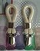 Fortuna Fortuna 2 Tea Towel Clips - Cloth Hanger Holder Brackets - Braided Cotton Loop  - Image 2