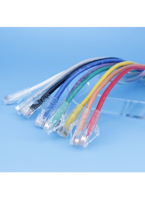 Cat6a Ultra-six Gigabit Network Cable Utp Thin Cable 1/3/5 M High-speed Computer Broadband Indoor Network Jumper-Color:Super Six 10 Gigabit  High Speed Without Freezing-Line Length:1 M
